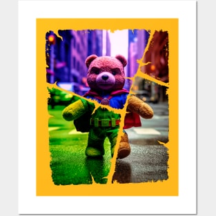 super bear 03 Posters and Art